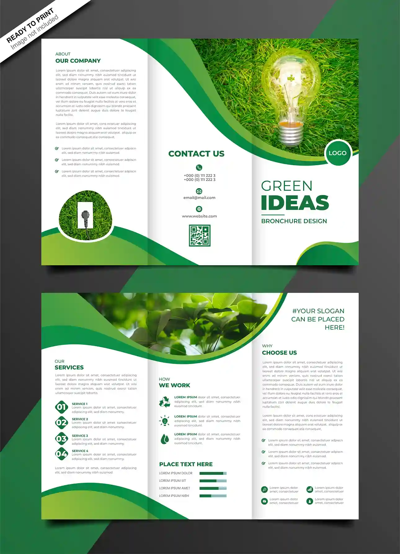 Trifold flyer designing company in sharjah